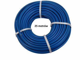 Kabel wysokiego napięcia 1,32mm 25 m miedziany 20,000V niebieski FISOL