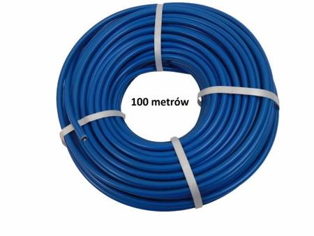 Kabel wysokiego napięcia 1,32mm 100 m miedziany 20,000V niebieski FISOL